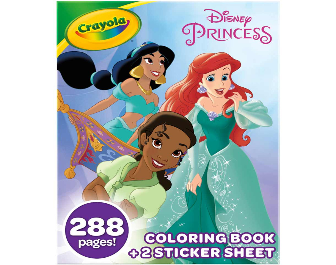 Disney Princess Coloring Book with Stickers, pages Crayola Disney Princess Coloring Book with Stickers, pages Crayola