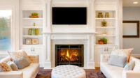 Gorgeous Ideas For Built-Ins Around a Fireplace - Brick-Anew