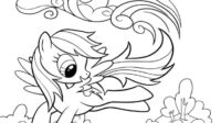 Rainbow Dash Coloring Pages – Printable Coloring Pages
